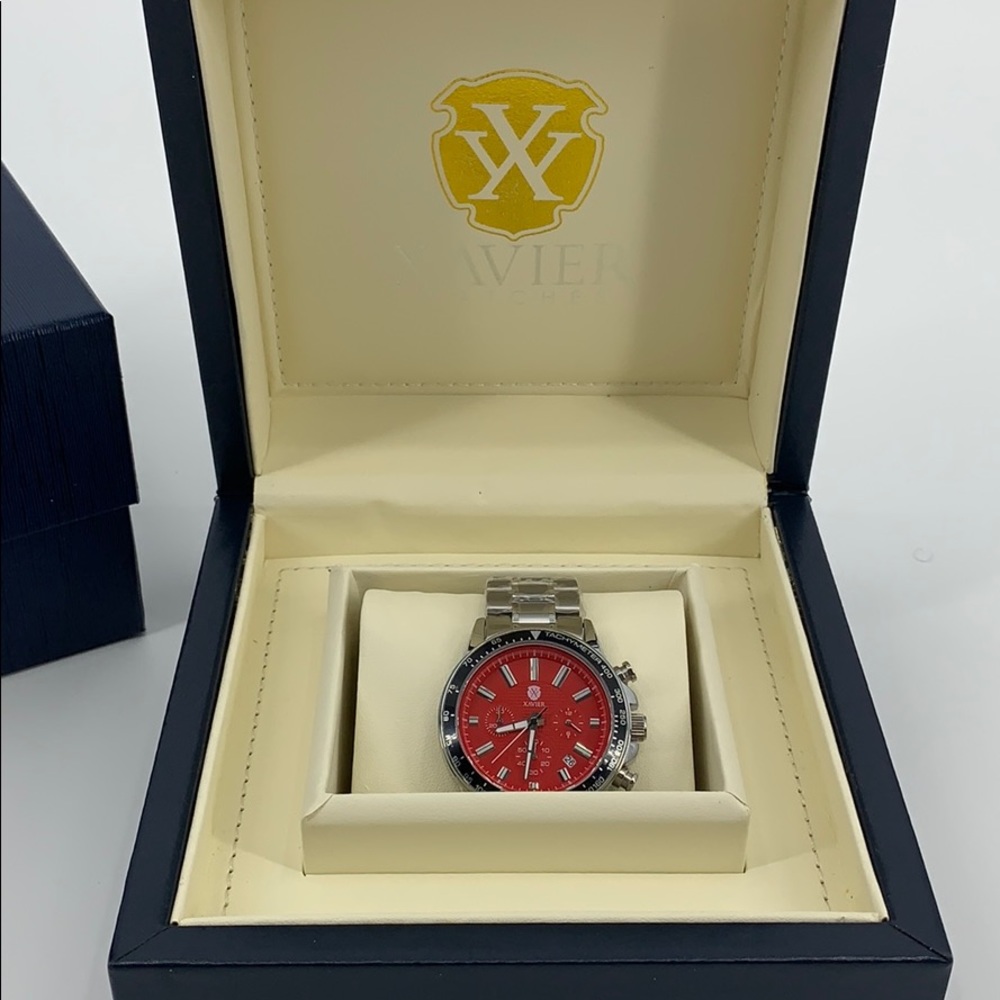 ⌚️NIB Xavier Watches Apex Timepiece Phoenix Red - Picture 11 of 12